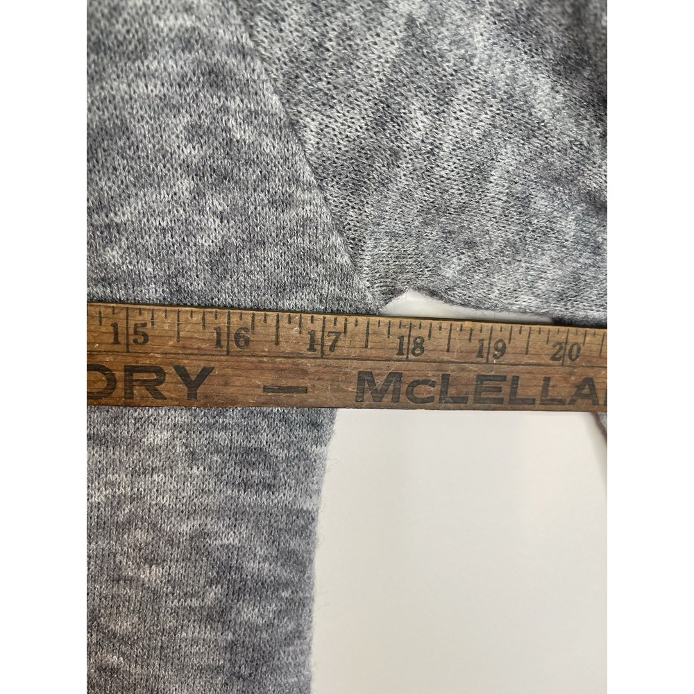 Ryu‎ Anthropology Sweater Ladies Gray Balloon Sleeves Elastic Waist Rosettes S - Picture 5 of 8